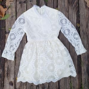 Handmade Toddler Dress From Vintage Wedding Gown